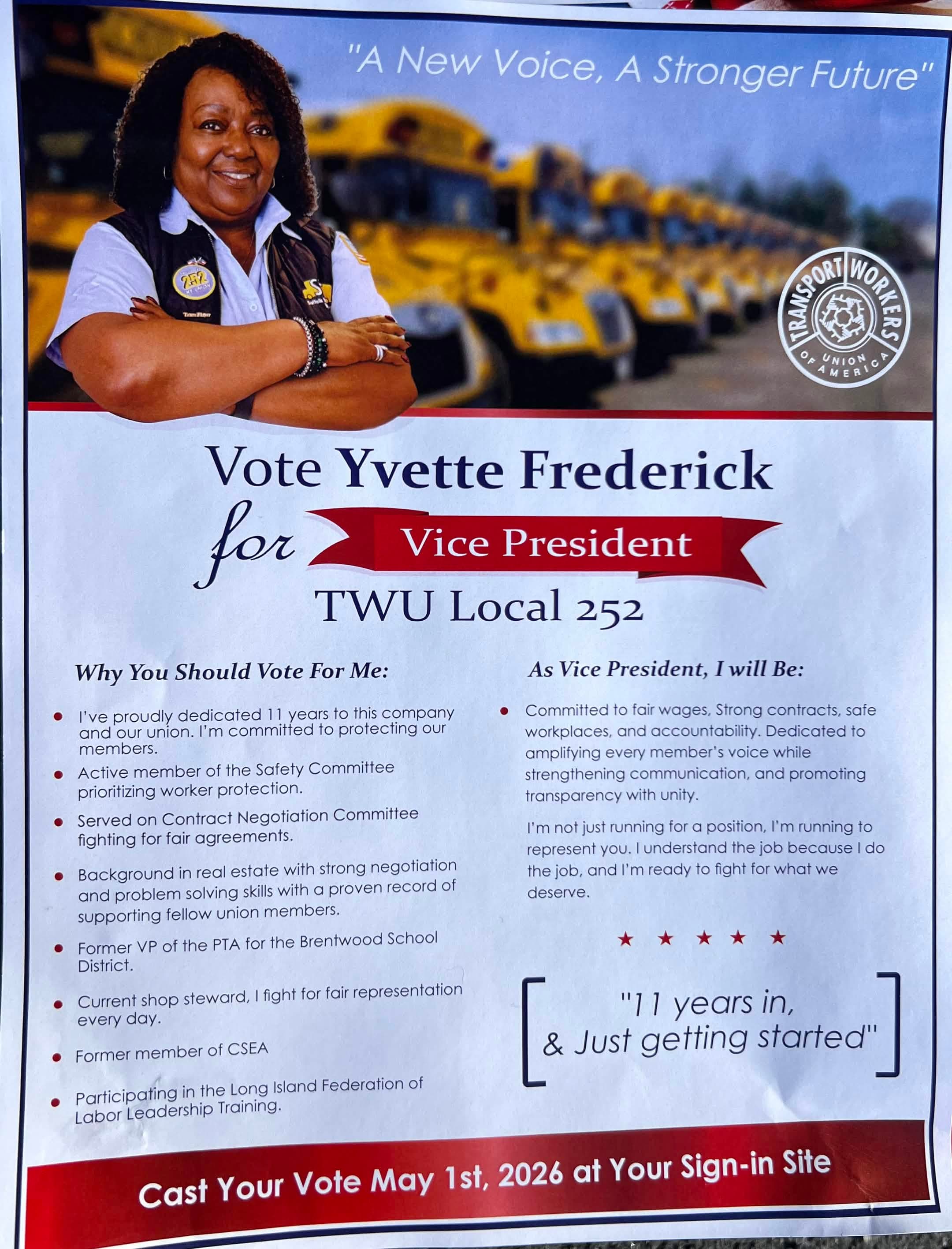 Vincent Williams support flyer 2