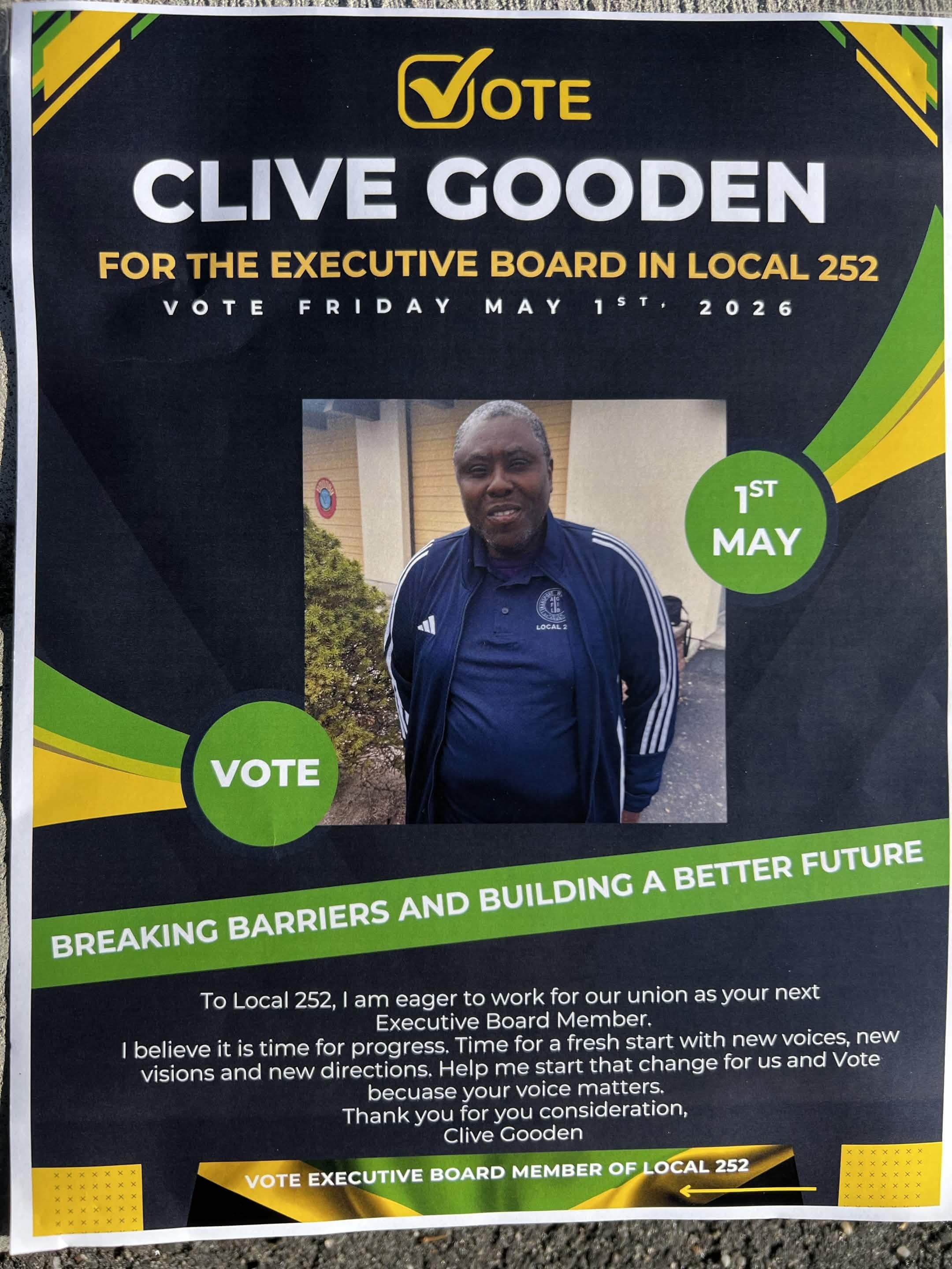 Vincent Williams support flyer 3